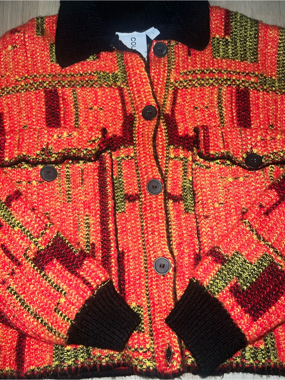 Collusion Geometric Sweater Size M - Picture 13 of 17